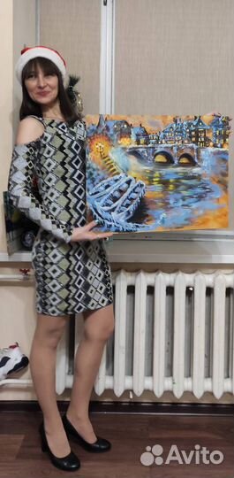 Картина маслом летний пейзаж маслом, лес