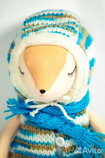 Кукла ручной работы Оленёнок Вася