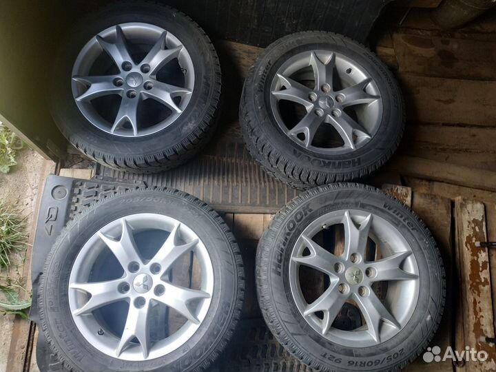 Колеса зимние на Mitsubishi Lancer 10