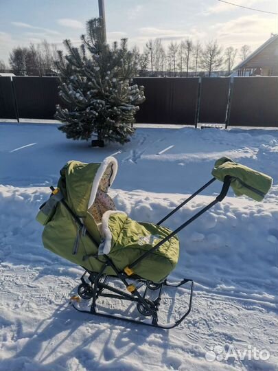 Санки коляска, сани