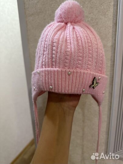 Шапка осенняя для девочки