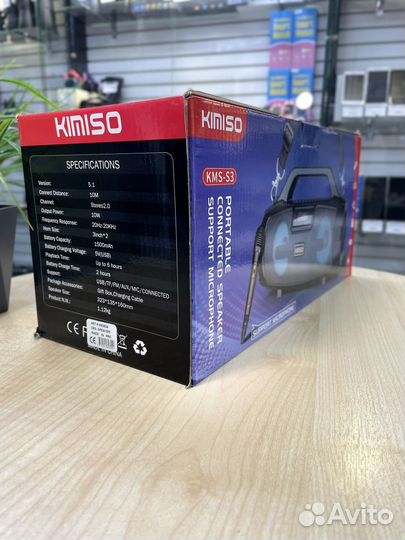 Портативная колонка bluetooth kimiso