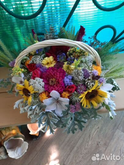 Корзинка с цветами