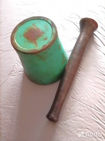 Ступка с пестиком СССР металл