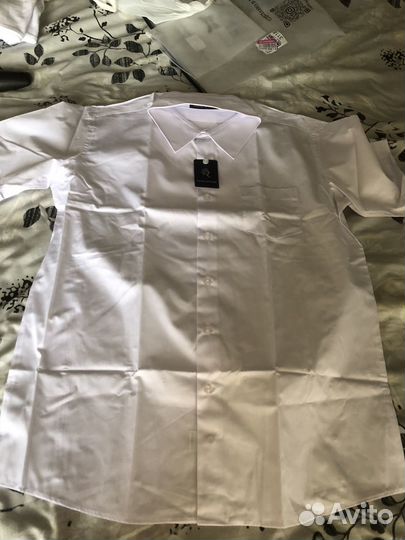 Рубашка белая новая размер на 14 лет