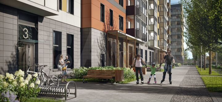 1-к. квартира, 42,2 м², 7/16 эт.