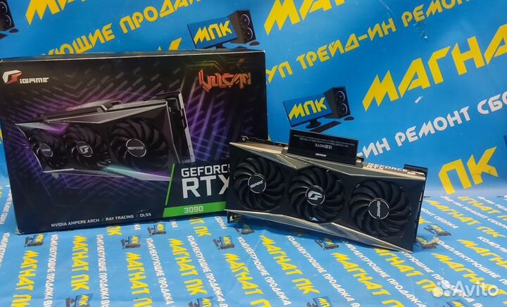 Топовая RTX 3090 24GB Vulcan Gaming