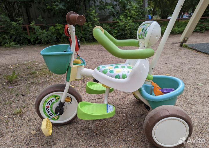 Детский трёхколёсный велосипед, машинка-каталка