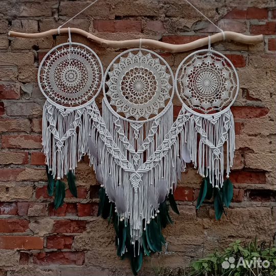 Макраме панно Ловец снов