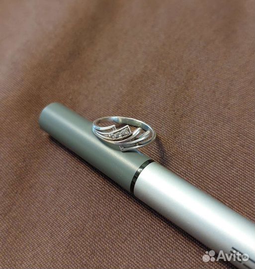 Кольцо женское, серебро, размер 15.5