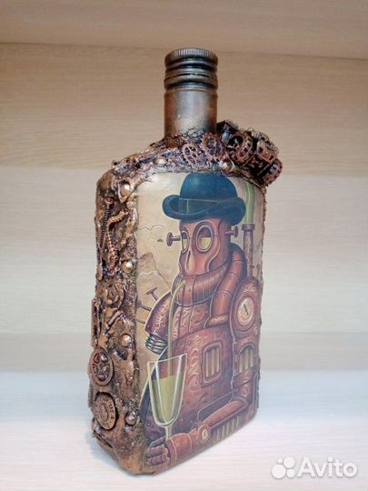 Бутылка стимпанк