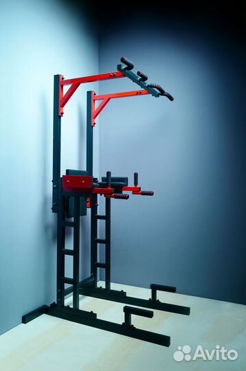 Турник-брусья-пресс напольный (элит)