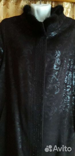Демисезонное пальто 54 размер