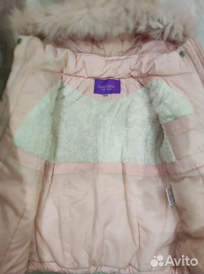 Зимний комбинезон раздельный для девочки