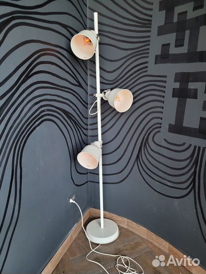 IKEA Hektar напольный светильник 3 лампы (торшер)