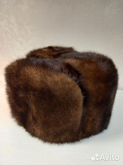 Норковая шапка мужская