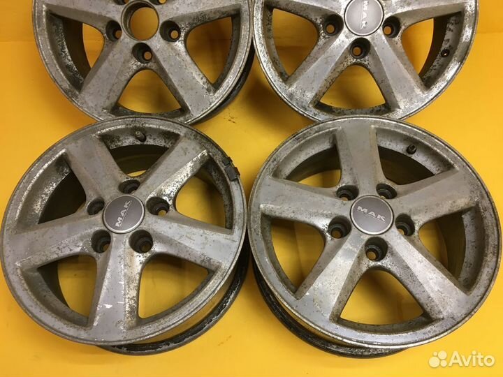 4 шт. Диски 15 5х114,3 DIA 64,1