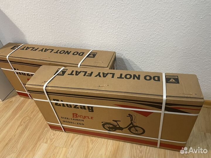 Велосипед детский 4 колесный новый