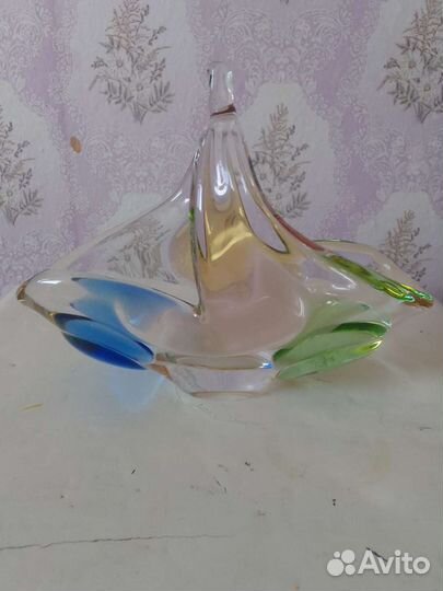 Графин цветное стекло
