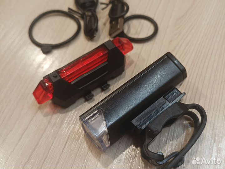 Велосипедные фонари (передний и задний)