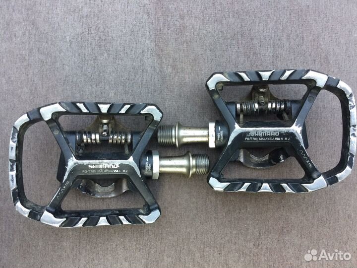 Педали контактные Shimano XT PD-T780 гибридные