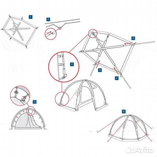 Кемпинговая палатка Tramp bell 3