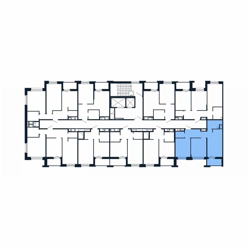 2-к. квартира, 50,6 м², 12/12 эт.