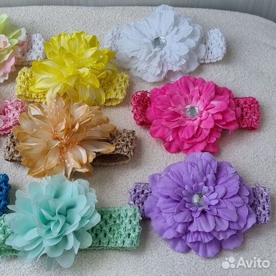 Повязка на голову, бант, ободок