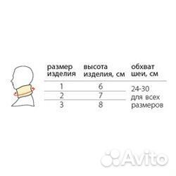 Шина-воротник шанца детский П-1201