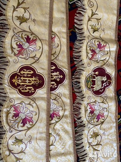 Антикварные занавески для интерьер