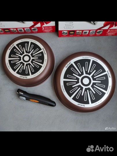 Набор сковородок tefal новый