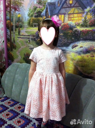 Платье на девочку 4-5 лет