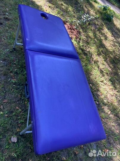 Складной массажный стол с регулировкой высоты