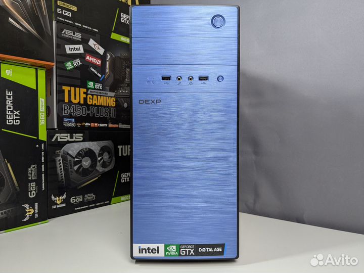 Игровой пк Intel 8 ядер + GTX1050 2GB + 32GB