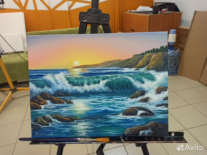 Картина маслом на холсте 