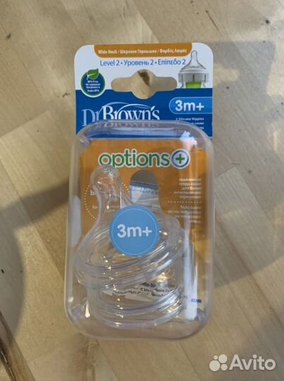 Соски бутылочные Dr. Brown’s
