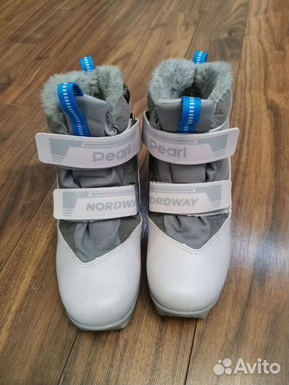 Лыжи беговые детские Nordway 120см с ботинками 36р