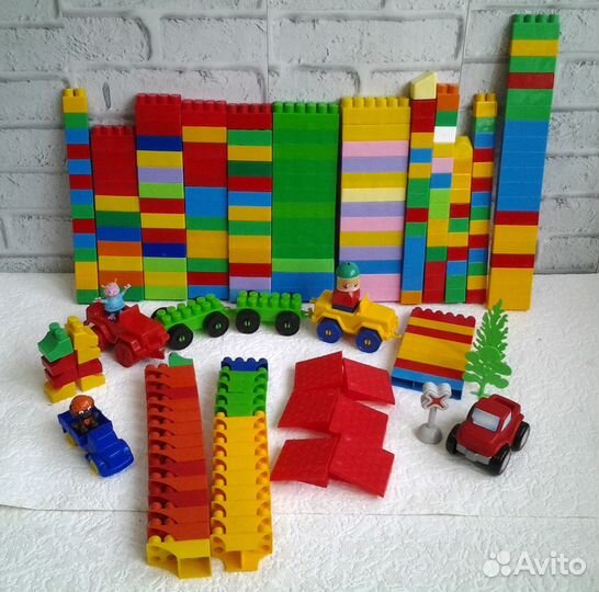 Конструктор Полесье большой более 320 деталей