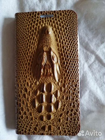 Чехол книжка новый, кожа