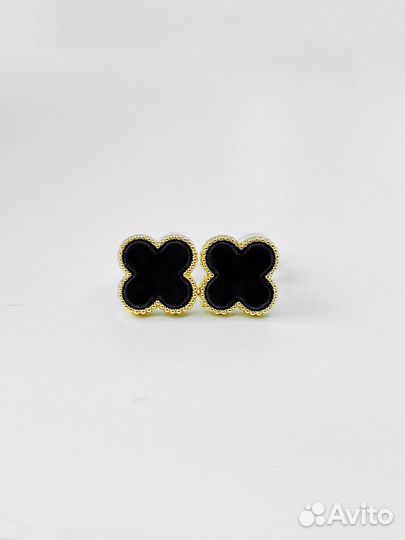 Серьги клевер