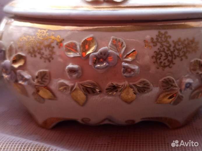 Винтажные шкатулки лепнина позолота