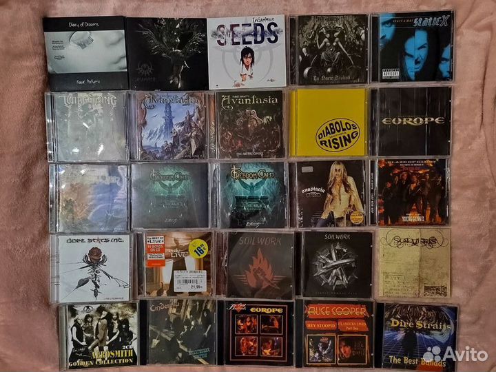 Компакт диски рок