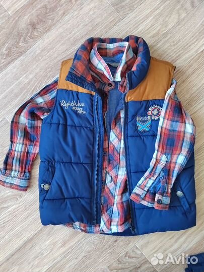 Рубашка и жилетка