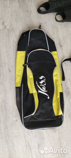 Рюкзак под ласты Joss (чёрный/жёлтый)