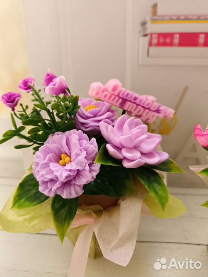 Букет из мыла