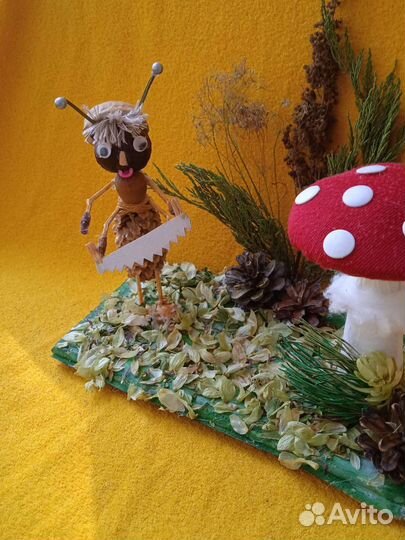 Осенняя поделка для садика или школы, Муравей