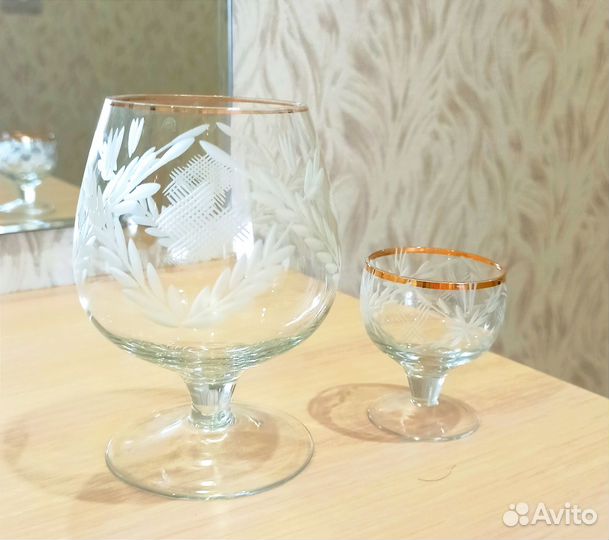 Фужеры хрустальные