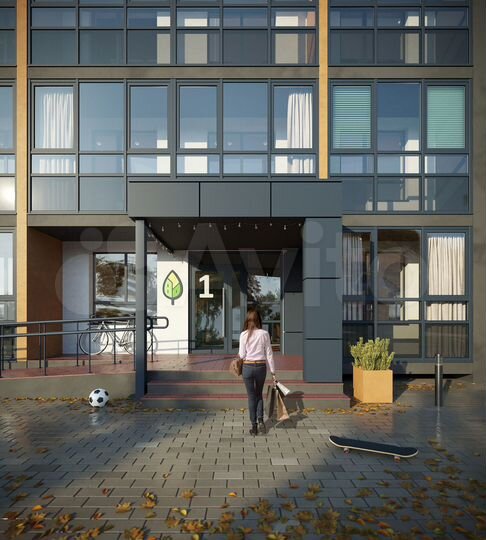 3-к. квартира, 89 м², 2/5 эт.