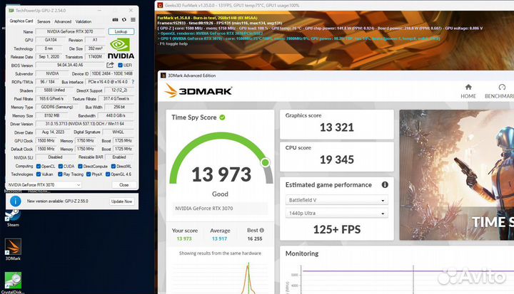Видеокарта rtx 3070 founders edition