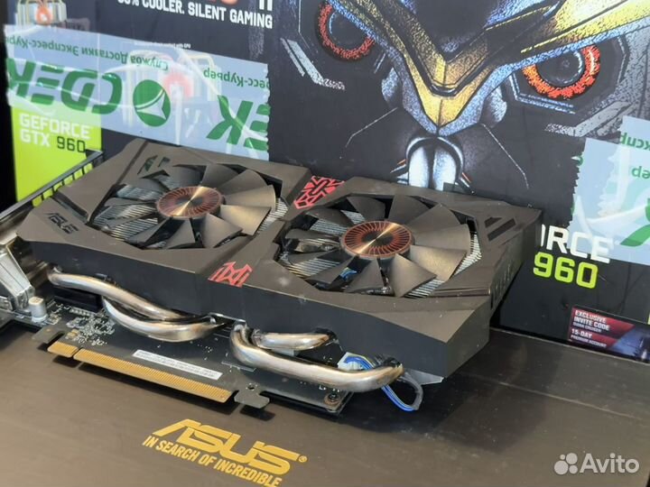 Видеокарта gtx 960 4 gb asus strix